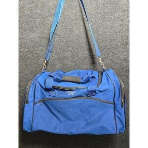 Aramis Life Royal Blue Duffel Bag Travel Gym Weekender Detachable Strap Large